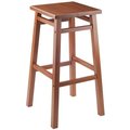 Winsome Wood Winsome Wood 33137 29 in. Carter Bar Stool - Teak 33137